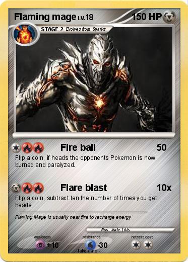 Pokemon Flaming mage