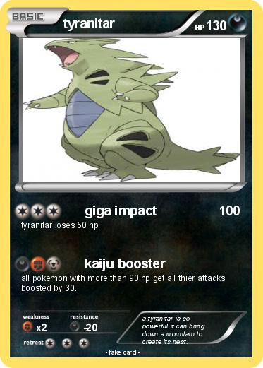 Pokemon tyranitar