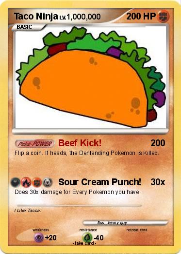 Pokemon Taco Ninja