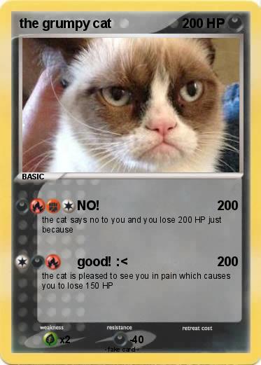 Pokemon the grumpy cat