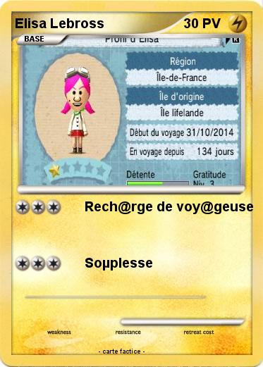 Pokemon Elisa Lebross