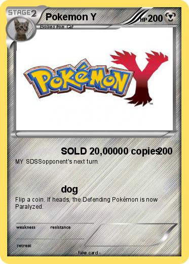 Pokemon Pokemon Y