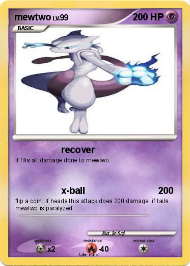 Pokemon mewtwo