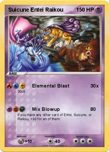 Pokemon Suicune Entei Raikou
