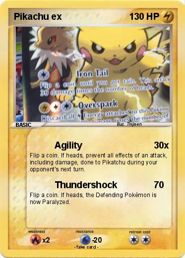 Pokemon Pikachu ex