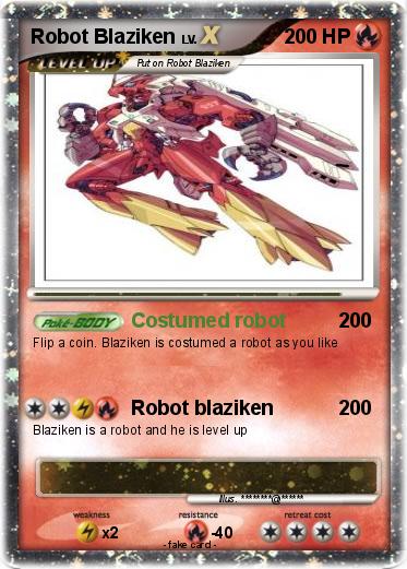 Pokemon Robot Blaziken