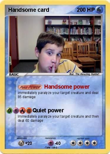 Pokemon Handsome card
