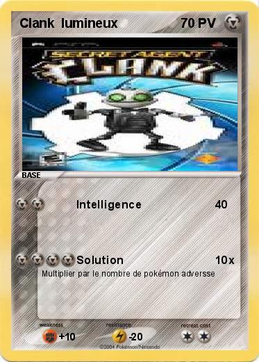 Pokemon Clank  lumineux