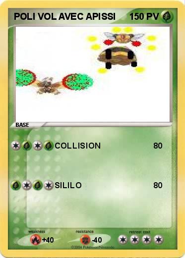 Pokemon POLI VOL AVEC APISSI 