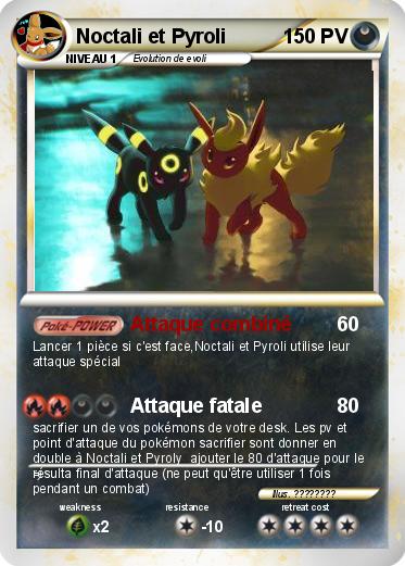 Pokemon Noctali et Pyroli