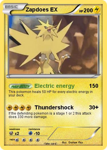 Pokemon Zapdoes EX