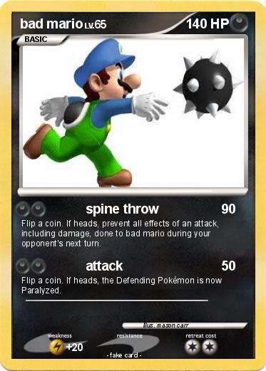 Pokemon bad mario