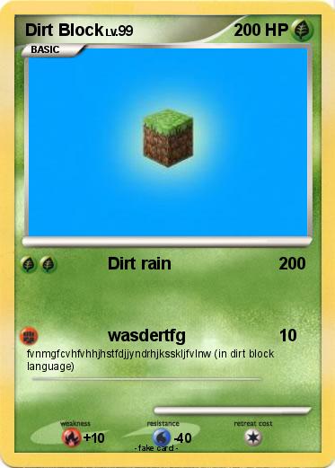 Pokemon Dirt Block