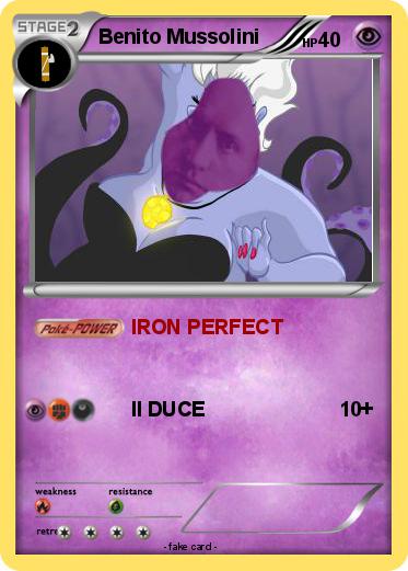 Pokemon Benito Mussolini
