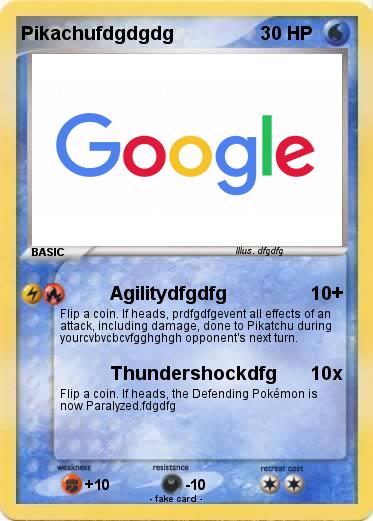 Pokemon Pikachufdgdgdg