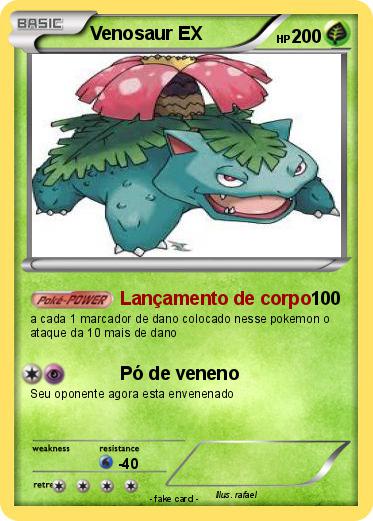 Pokemon Venosaur EX