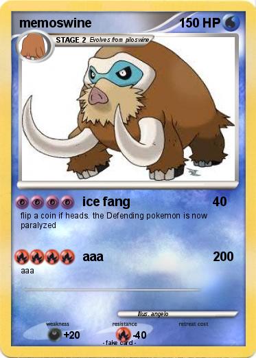 Pokemon memoswine