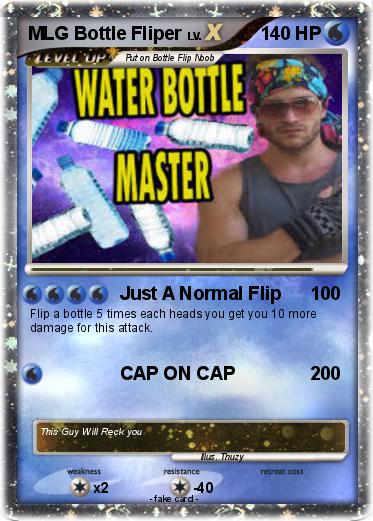 Pokemon MLG Bottle Fliper