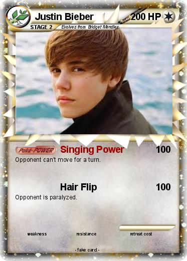 Pokemon Justin Bieber