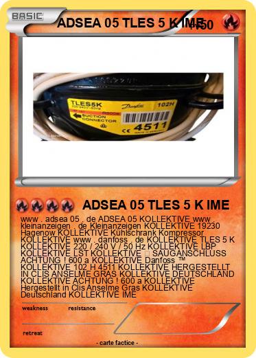Pokemon ADSEA 05 TLES 5 K IME