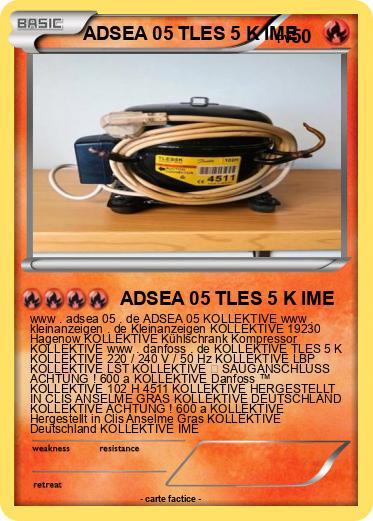 Pokemon ADSEA 05 TLES 5 K IME
