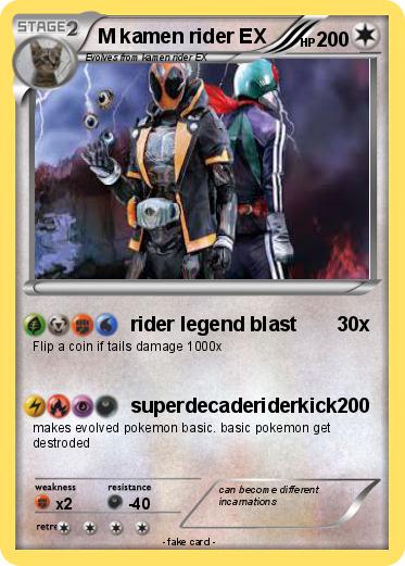 Pokemon M kamen rider EX