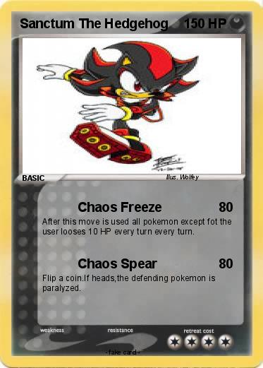 Pokemon Sanctum The Hedgehog