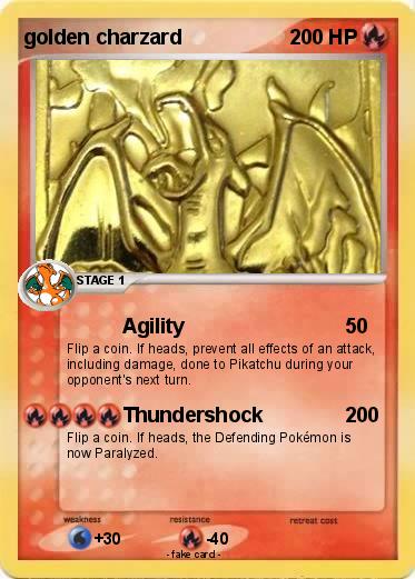 Pokemon golden charzard
