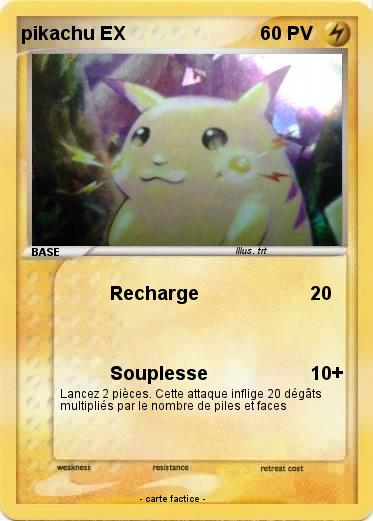 Pokemon pikachu EX