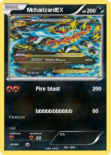 Pokemon McharizardEX
