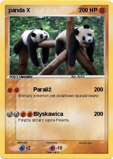Pokemon panda X