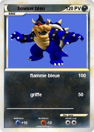 Pokemon bowser bleu