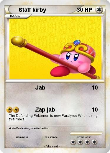 Pokemon Staff kirby