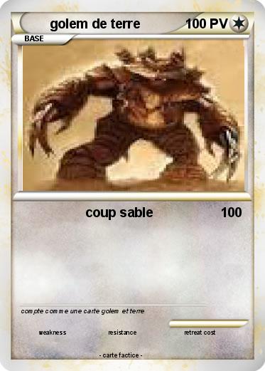 Pokemon golem de terre