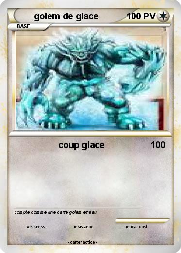 Pokemon golem de glace