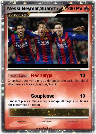 Pokemon Messi,Neymar,Suarez