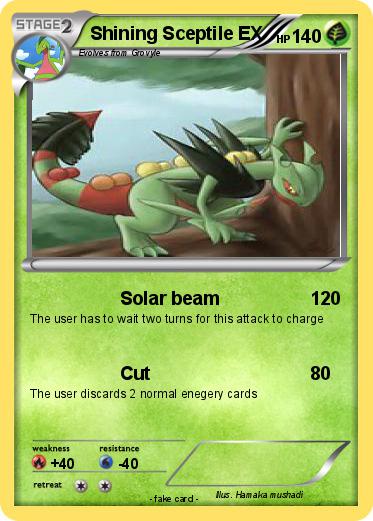Pokemon Shining Sceptile EX