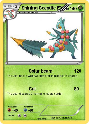 Pokemon Shining Sceptile EX