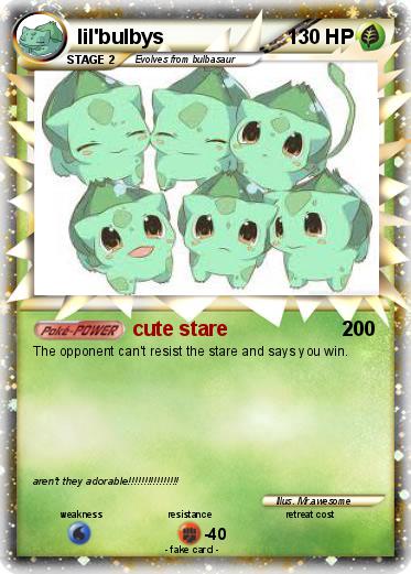 Pokemon lil'bulbys