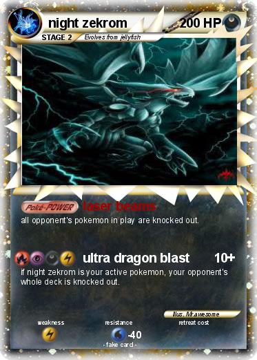 Pokemon night zekrom
