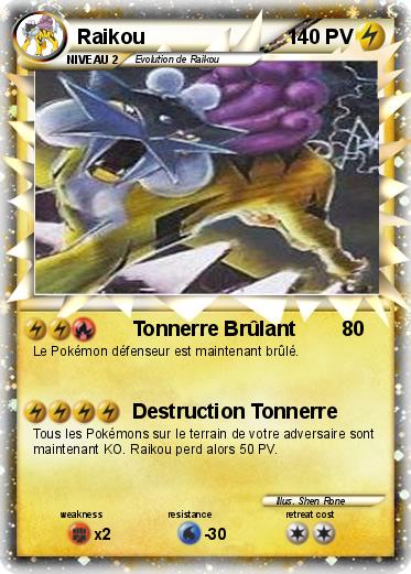 Pokemon Raikou