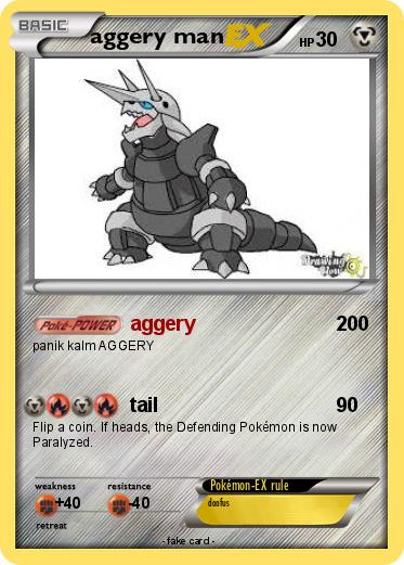 Pokemon aggery man