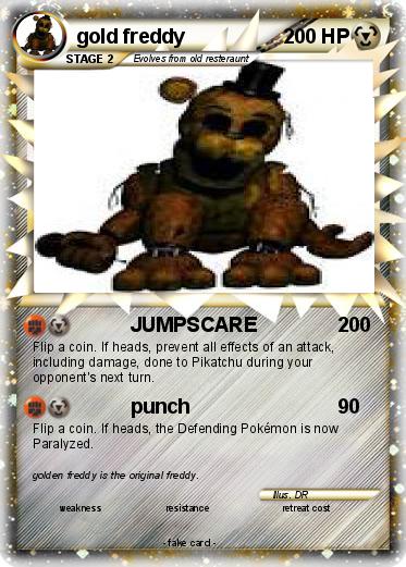 Pokemon gold freddy