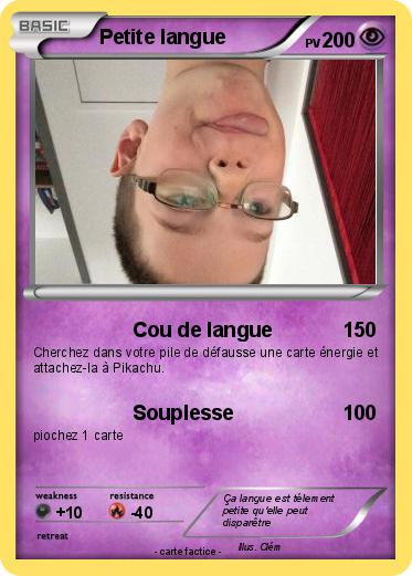 Pokemon Petite langue