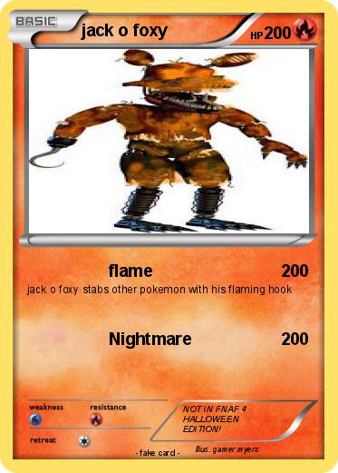 Pokemon jack o foxy