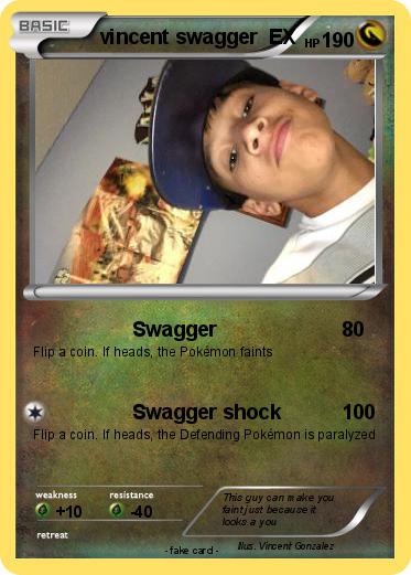 Pokemon vincent swagger  EX