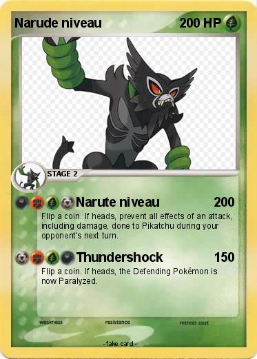 Pokemon Narude niveau
