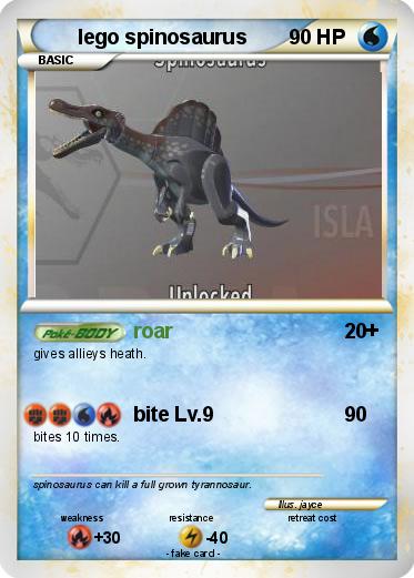 Pokemon lego spinosaurus