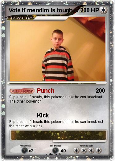 Pokemon Vote if mendim is tough
