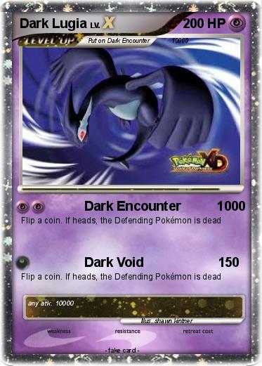 Pokemon Dark Lugia